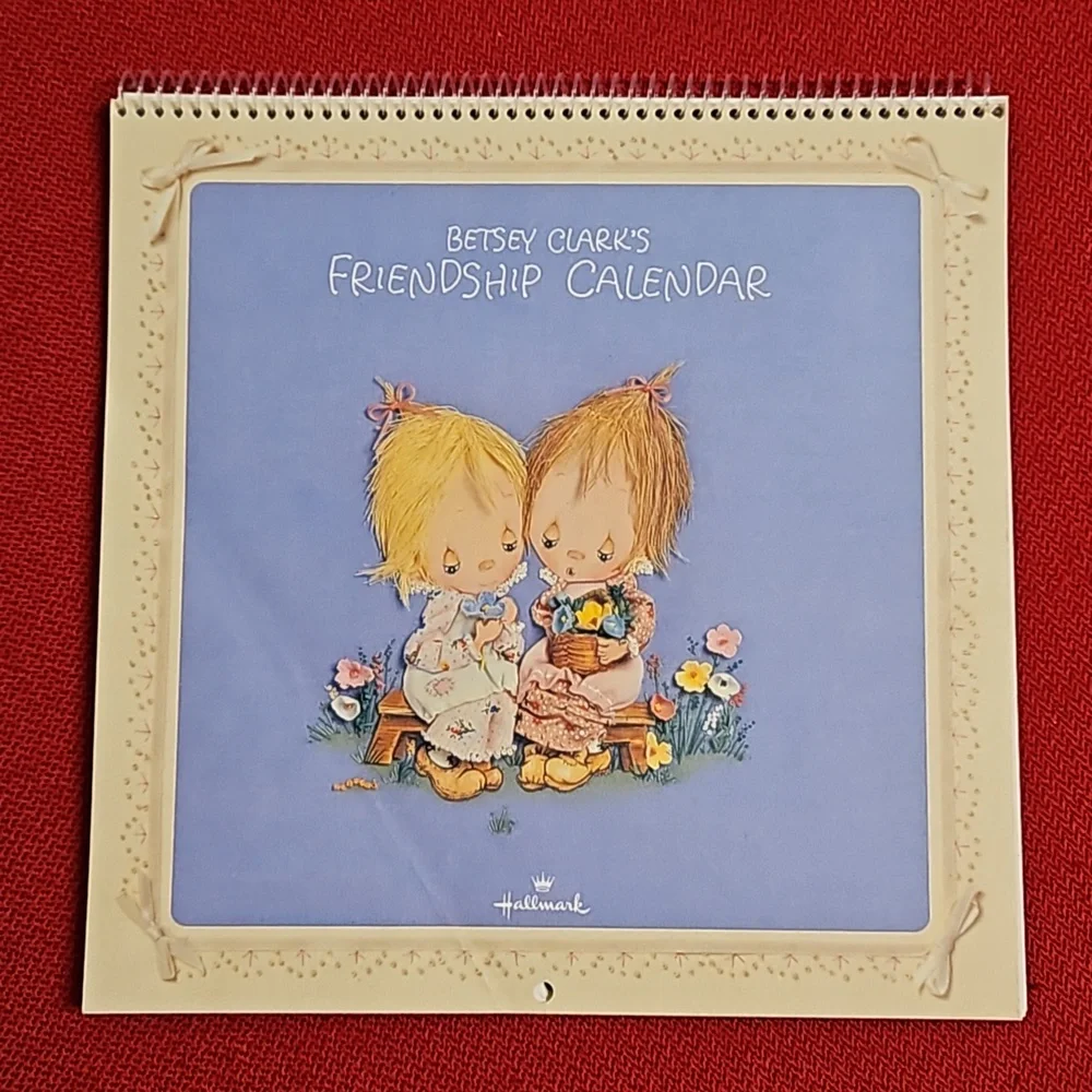 Betsey Clark's 'Friendship' calendar 1995 Hallmark UNUSED frame the art vintage